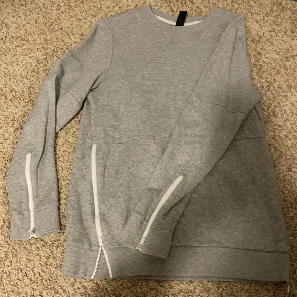 Adidas grey crew neck